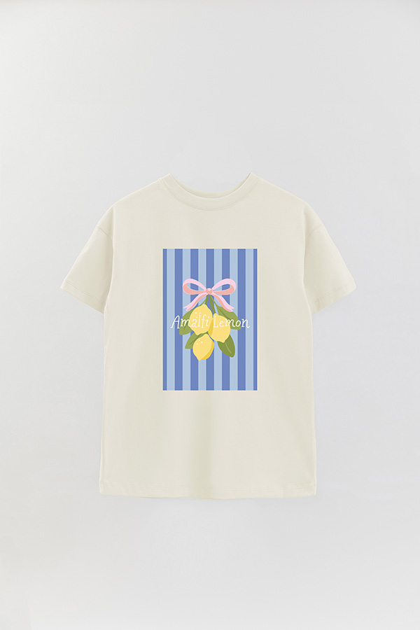 REMERA OVER ESTAMPADA ST AMALFI LEMON