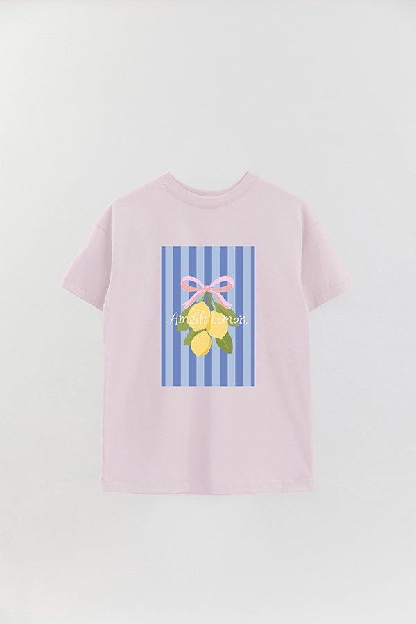 REMERA OVER ESTAMPADA ST AMALFI LEMON