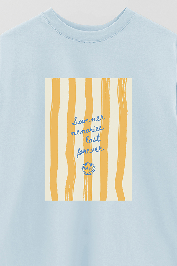 REMERA OVER ESTAMPADA STP SUMMER MEMORIES