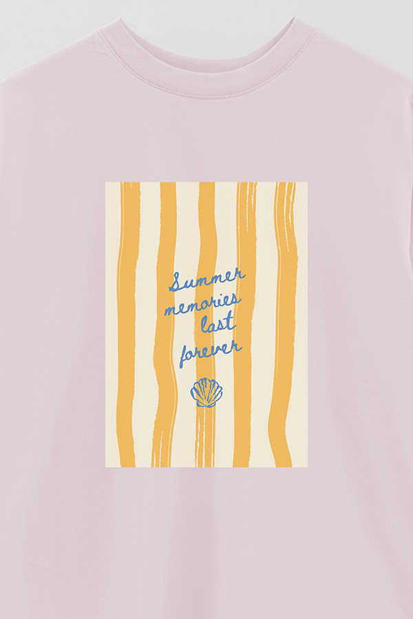 REMERA OVER ESTAMPADA STP SUMMER MEMORIES