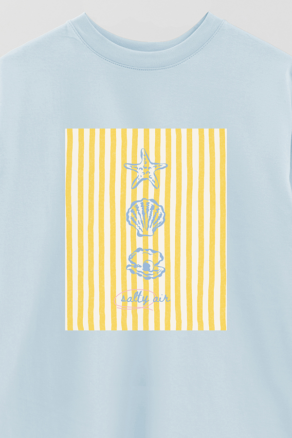 REMERA OVER ESTAMPADA STP SALTY AIR