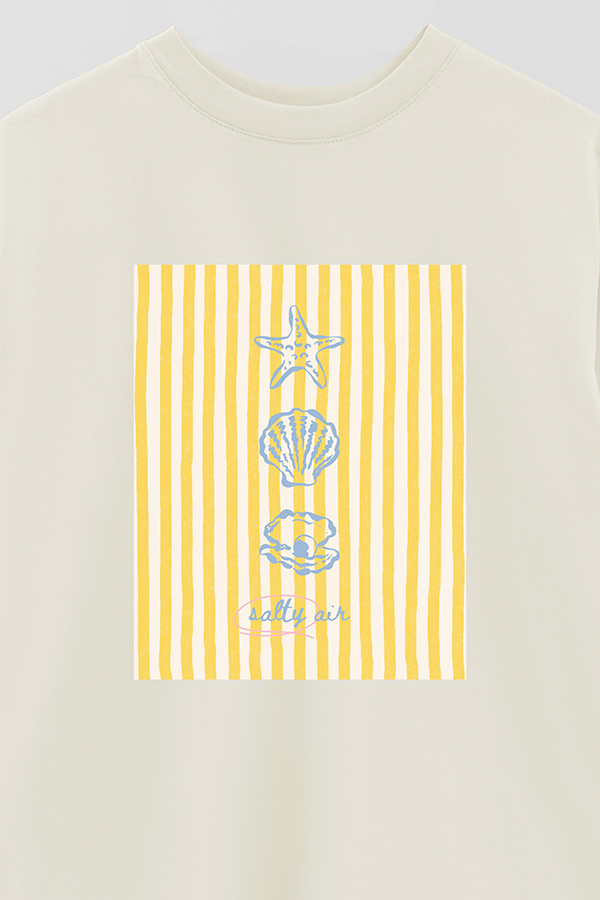 REMERA OVER ESTAMPADA STP SALTY AIR