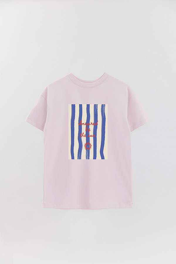 REMERA OVER ESTAMPADA STP INSPIRED BY THE SUN