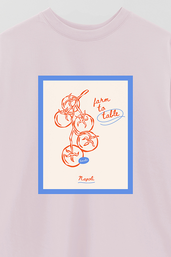 REMERA OVER ESTAMPADA STP FARM TO TABLE
