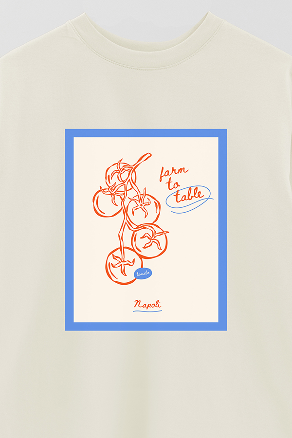 REMERA OVER ESTAMPADA STP FARM TO TABLE