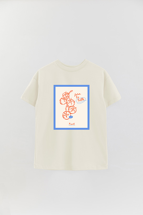 REMERA OVER ESTAMPADA STP FARM TO TABLE