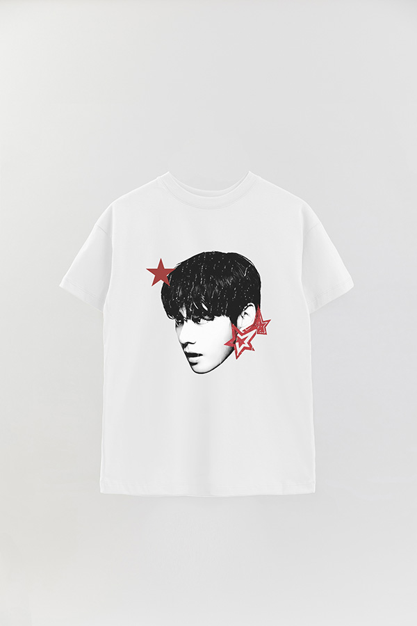REMERA OVER ESTAMPADA BTS STAR V