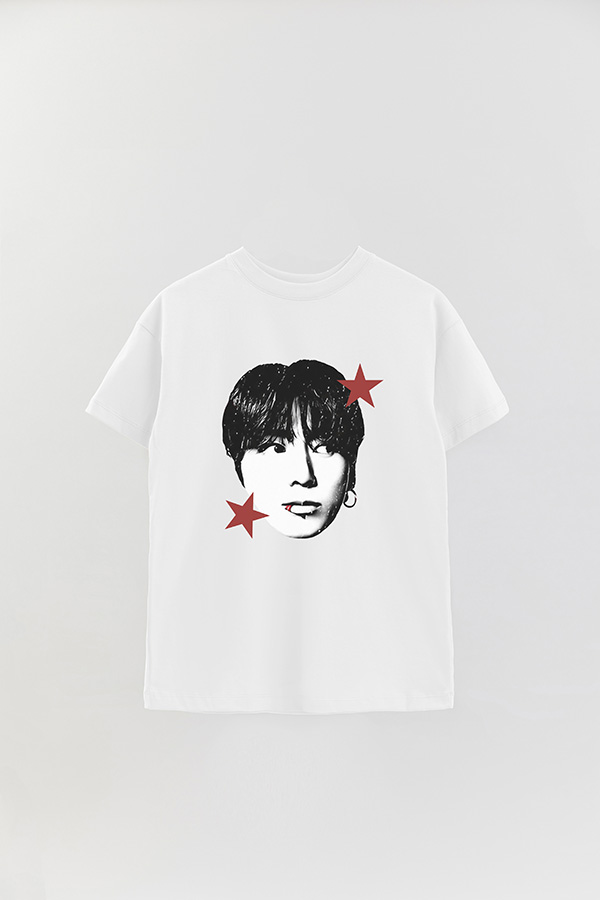 REMERA OVER ESTAMPADA BTS STAR JUNGKOOK