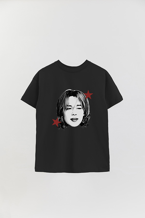 REMERA OVER ESTAMPADA BTS STAR JIMIN