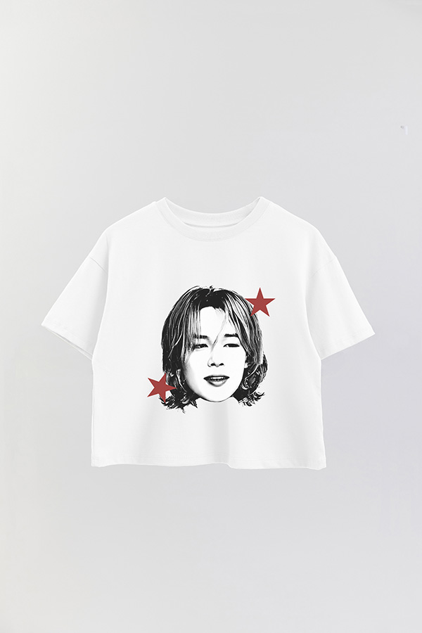 REMERA CROP ESTAMPADA BTS STAR JIMIN