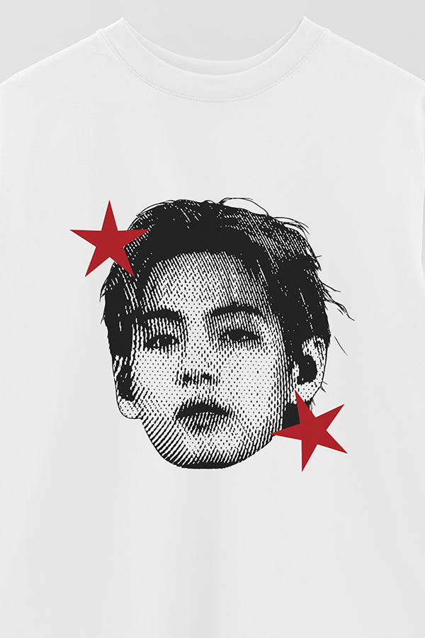 REMERA OVER ESTAMPADA BTS STAR HT V