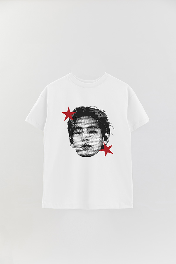 REMERA OVER ESTAMPADA BTS STAR HT V