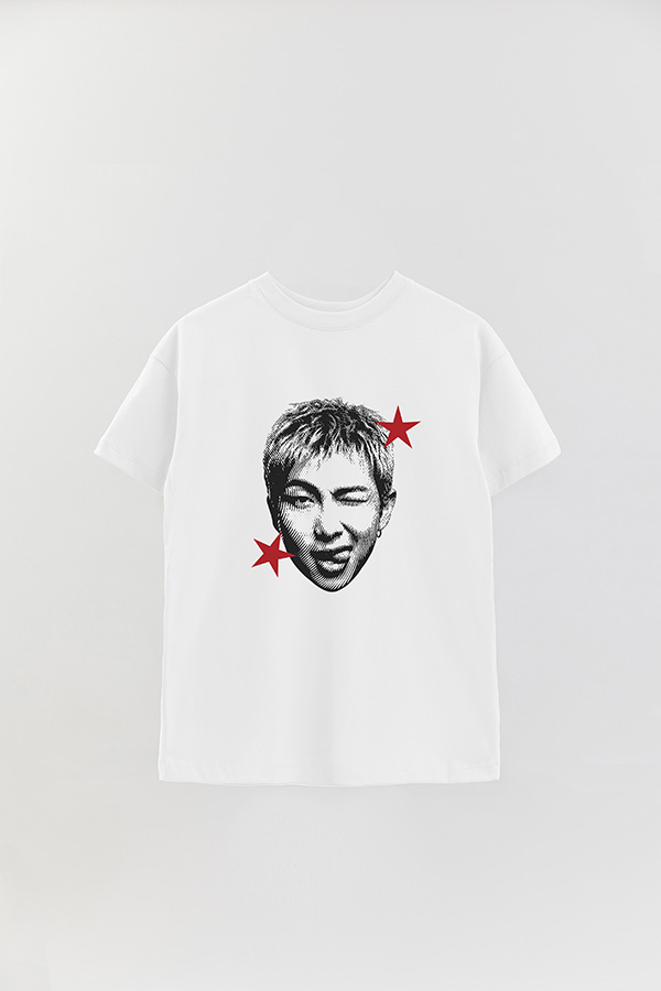 REMERA OVER ESTAMPADA BTS STAR HT RM
