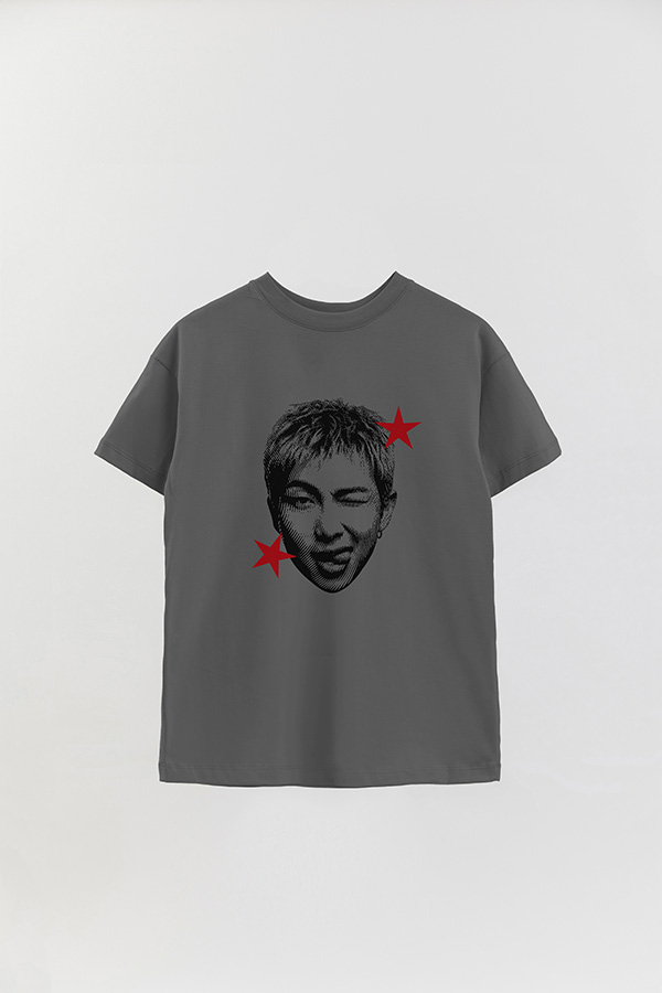 REMERA OVER ESTAMPADA BTS STAR HT RM