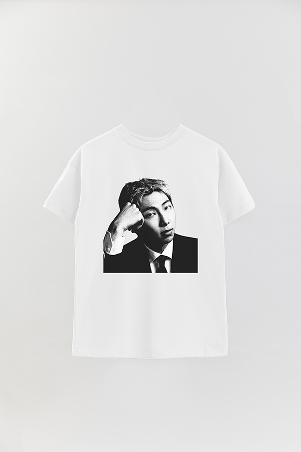 REMERA OVER ESTAMPADA BTS FR RM