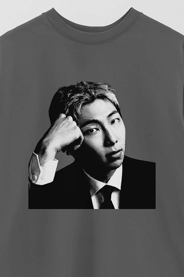REMERA OVER ESTAMPADA BTS FR RM