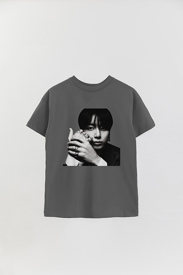 REMERA OVER ESTAMPADA BTS FR JUNGKOOK