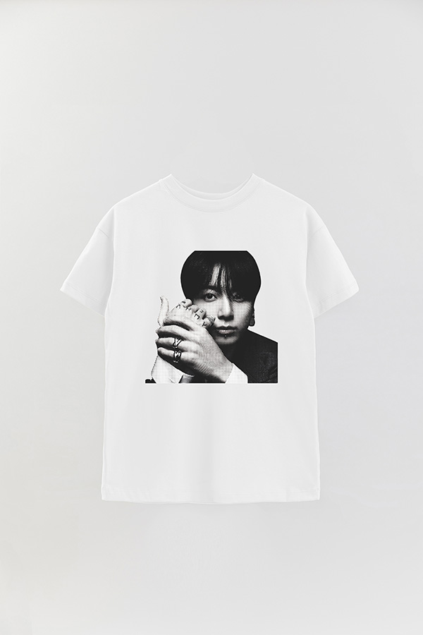 REMERA OVER ESTAMPADA BTS FR JUNGKOOK