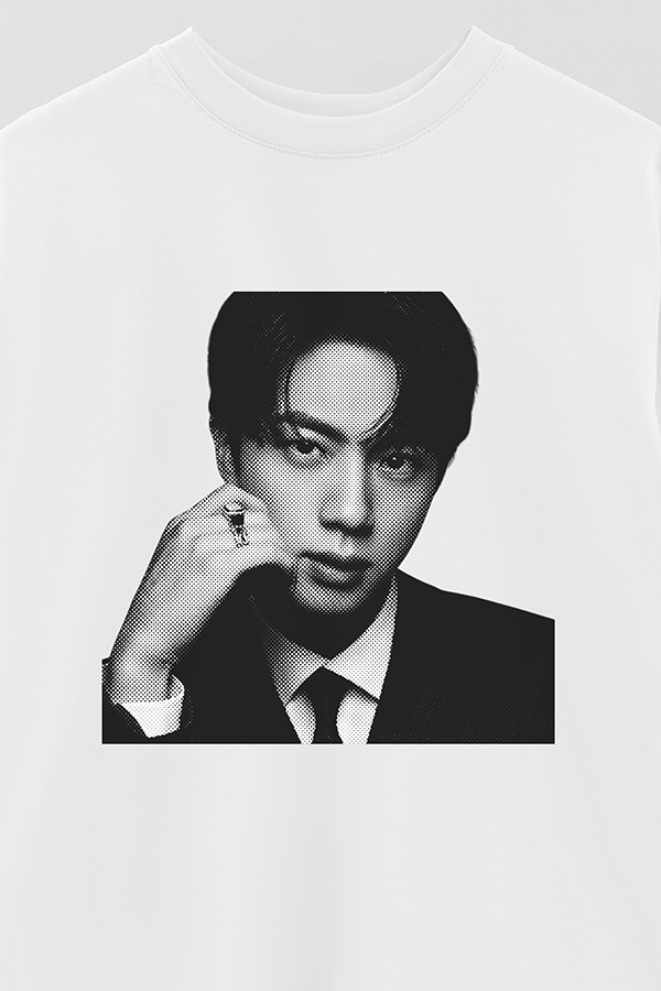 REMERA OVER ESTAMPADA BTS FR JIN
