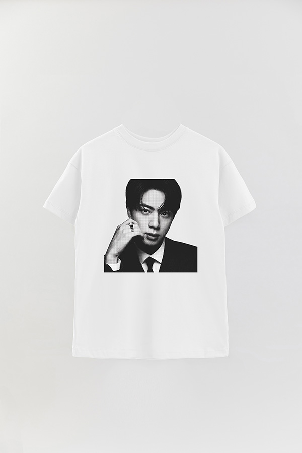 REMERA OVER ESTAMPADA BTS FR JIN