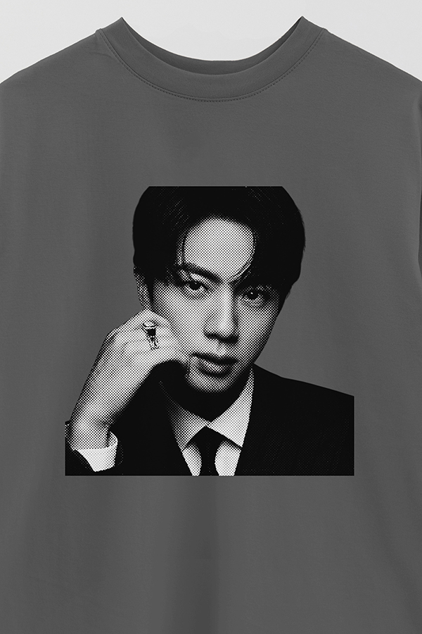 REMERA OVER ESTAMPADA BTS FR JIN