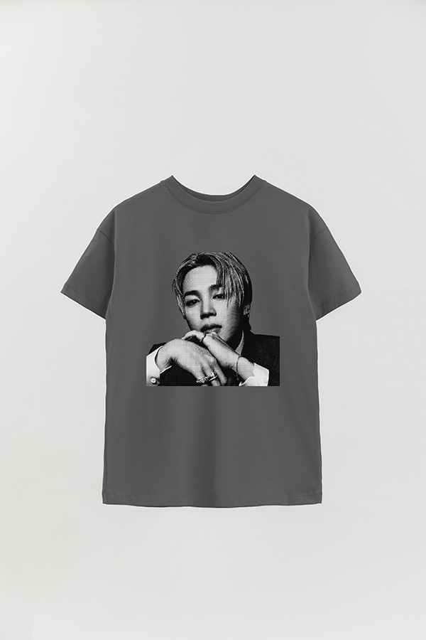 REMERA OVER ESTAMPADA BTS FR JIMIN