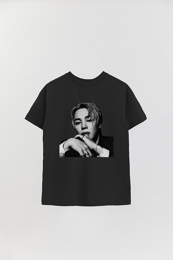REMERA OVER ESTAMPADA BTS FR JIMIN