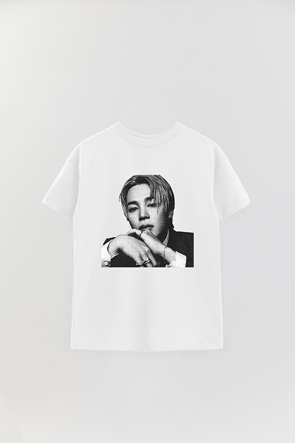 REMERA OVER ESTAMPADA BTS FR JIMIN