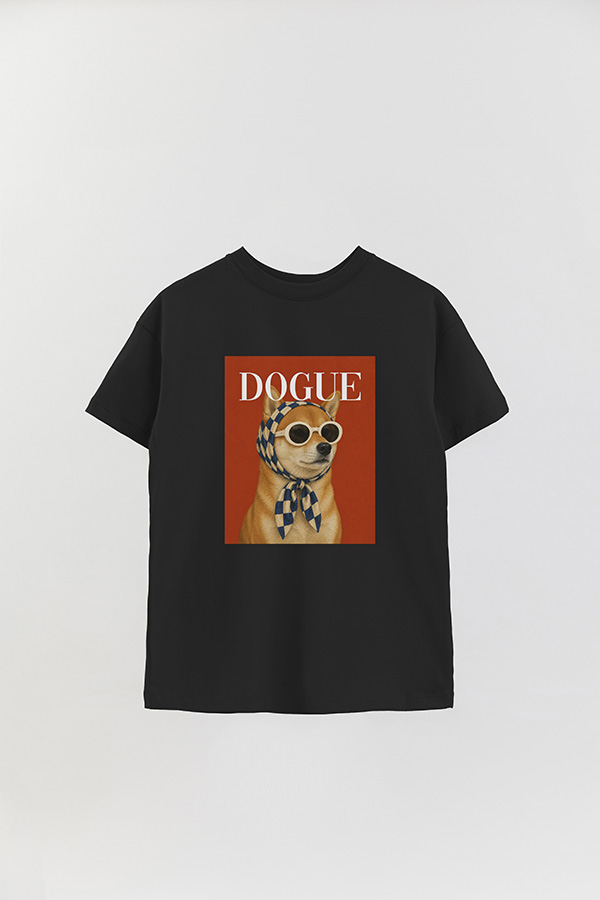 REMERA OVER ESTAMPADA DOGUE URBAN SHIBA
