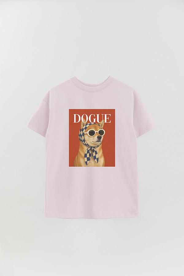 REMERA OVER ESTAMPADA DOGUE URBAN SHIBA