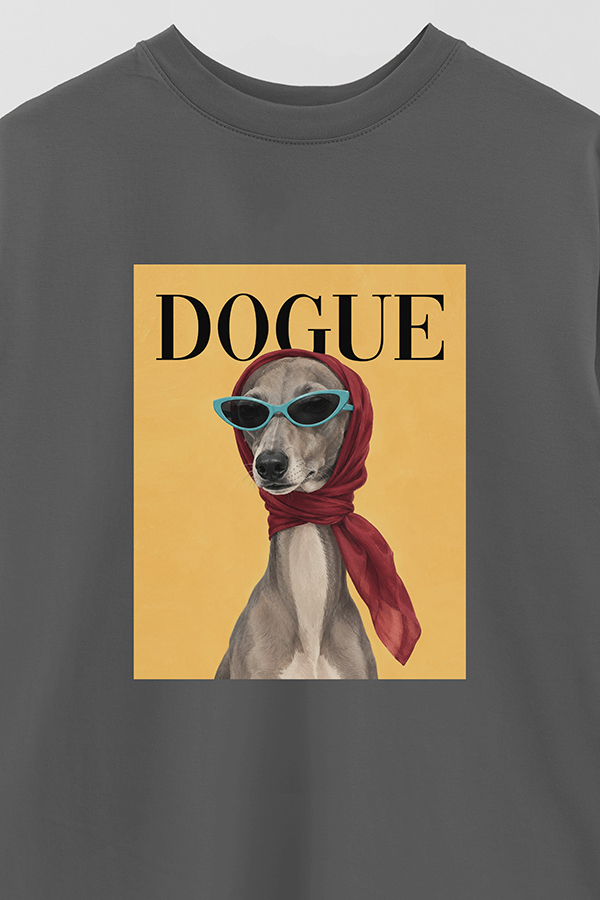 REMERA OVER ESTAMPADA DOGUE ITALIAN GREYHOUND BOUTIQUE STAR