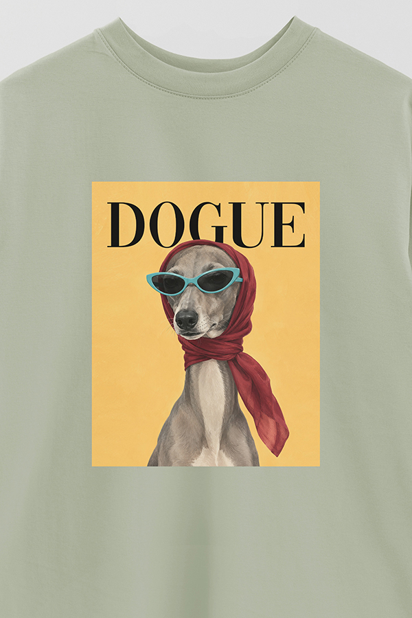 REMERA OVER ESTAMPADA DOGUE ITALIAN GREYHOUND BOUTIQUE STAR
