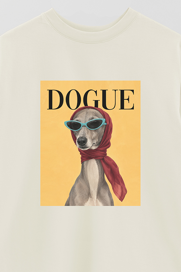 REMERA OVER ESTAMPADA DOGUE ITALIAN GREYHOUND BOUTIQUE STAR