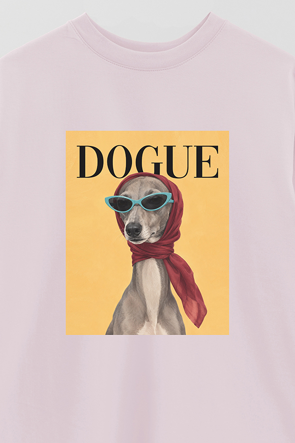 REMERA OVER ESTAMPADA DOGUE ITALIAN GREYHOUND BOUTIQUE STAR