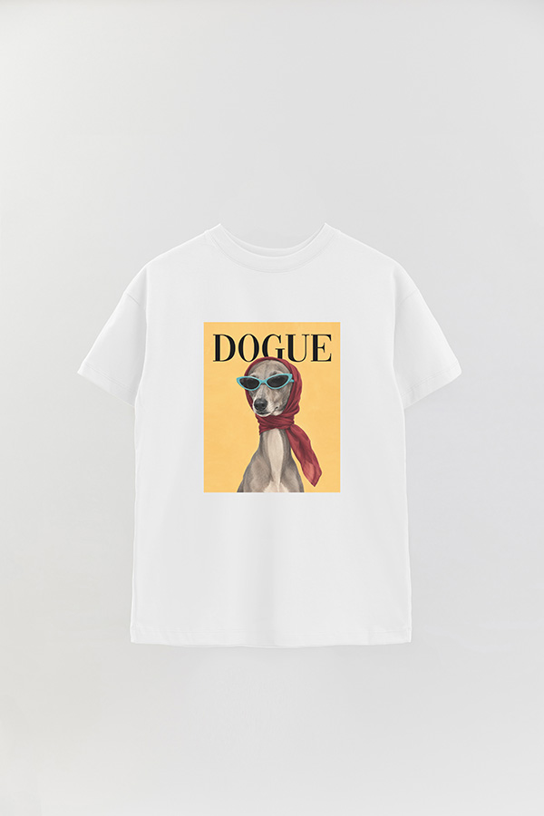 REMERA OVER ESTAMPADA DOGUE ITALIAN GREYHOUND BOUTIQUE STAR