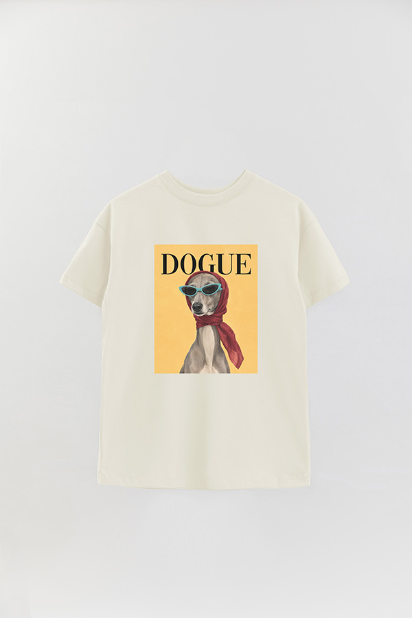 REMERA OVER ESTAMPADA DOGUE ITALIAN GREYHOUND BOUTIQUE STAR