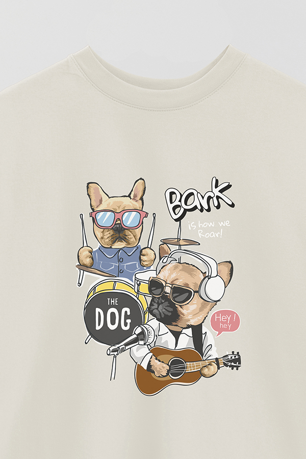 REMERA OVER ESTAMPADA DOG THE DOG