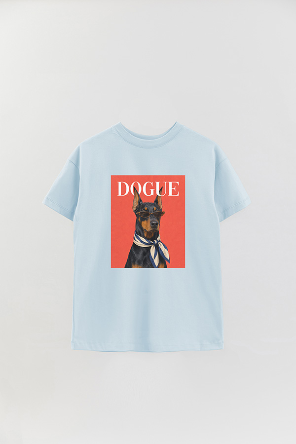 REMERA OVER ESTAMPADA DOGUE DOBERMAN FASHION EDITOR