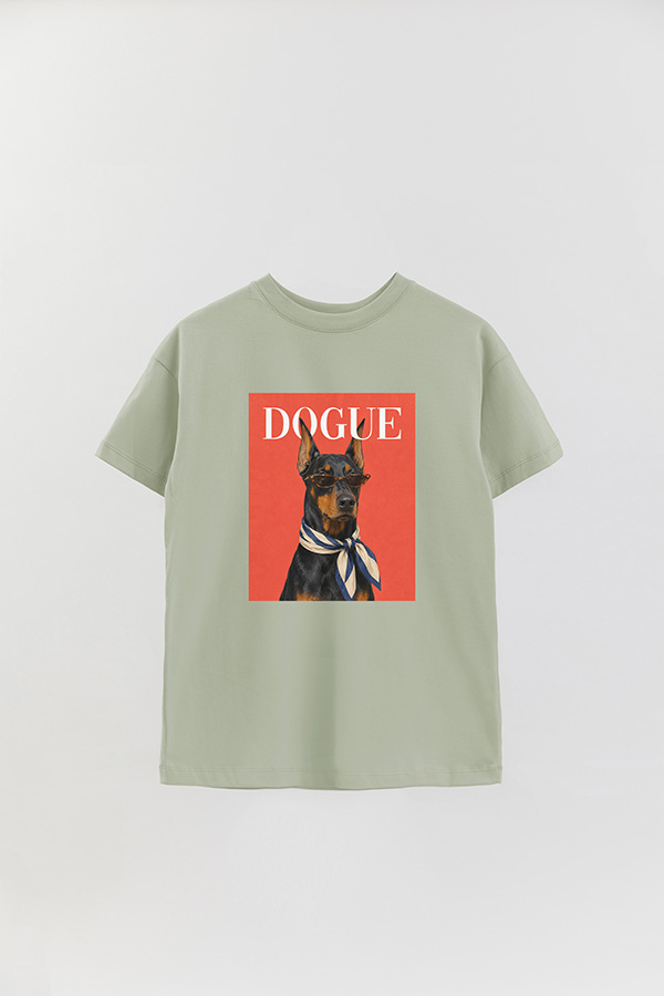 REMERA OVER ESTAMPADA DOGUE DOBERMAN FASHION EDITOR