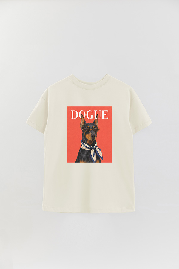 REMERA OVER ESTAMPADA DOGUE DOBERMAN FASHION EDITOR