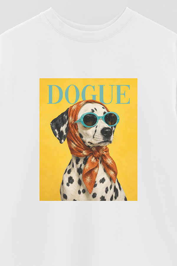 REMERA OVER ESTAMPADA DOGUE DALMATIAN RIVIERA STAR