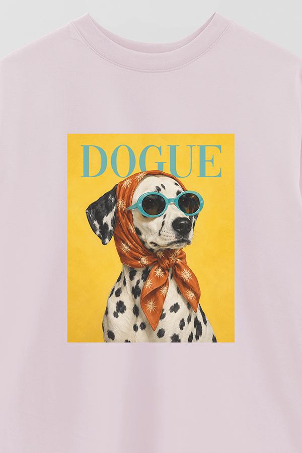 REMERA OVER ESTAMPADA DOGUE DALMATIAN RIVIERA STAR