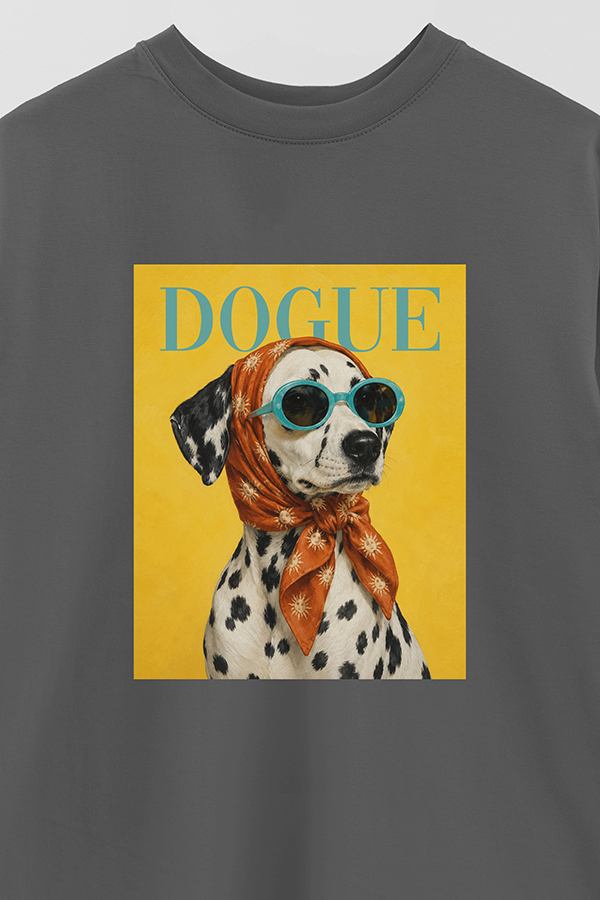REMERA OVER ESTAMPADA DOGUE DALMATIAN RIVIERA STAR