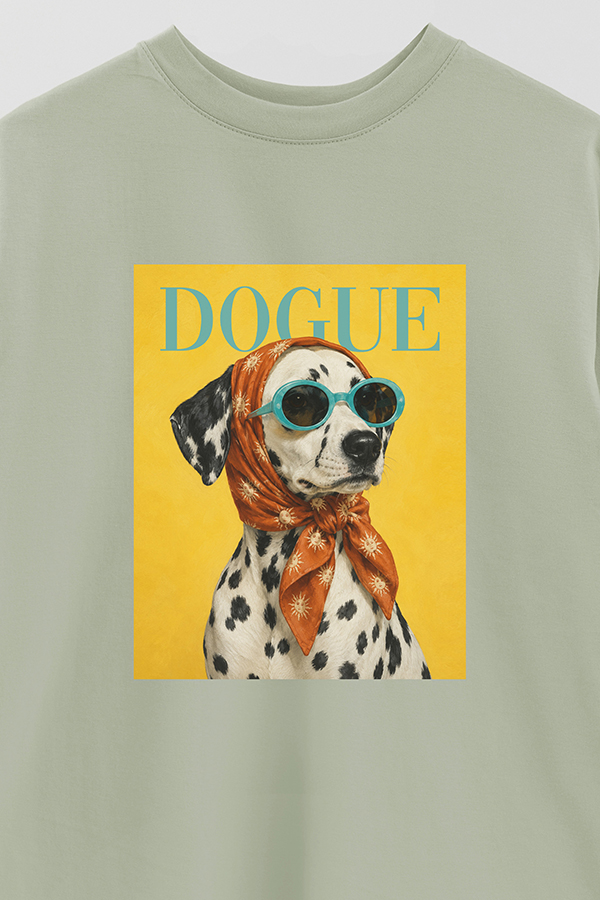 REMERA OVER ESTAMPADA DOGUE DALMATIAN RIVIERA STAR
