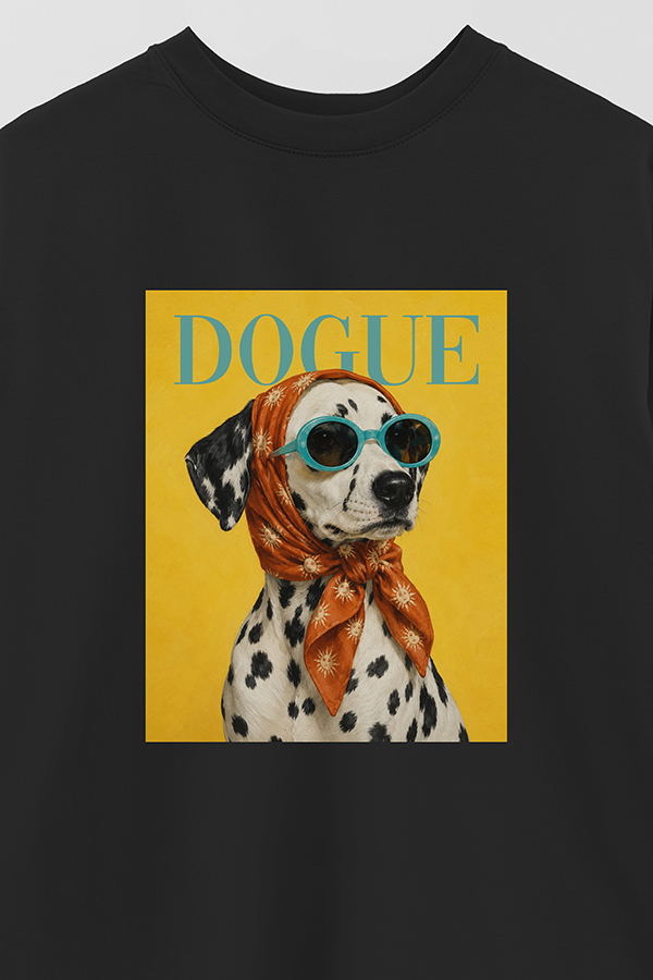 REMERA OVER ESTAMPADA DOGUE DALMATIAN RIVIERA STAR