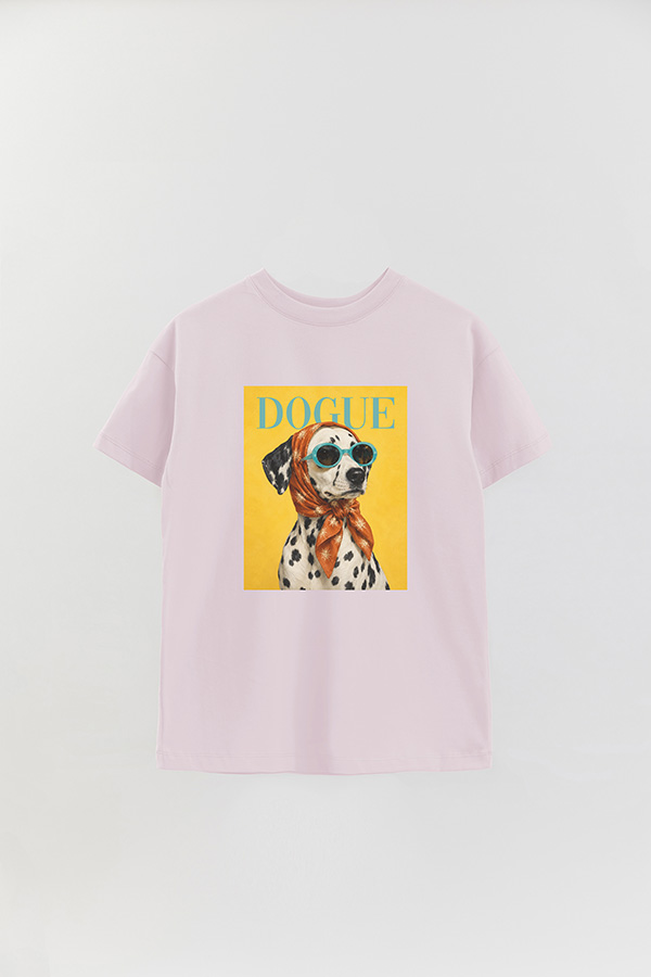 REMERA OVER ESTAMPADA DOGUE DALMATIAN RIVIERA STAR