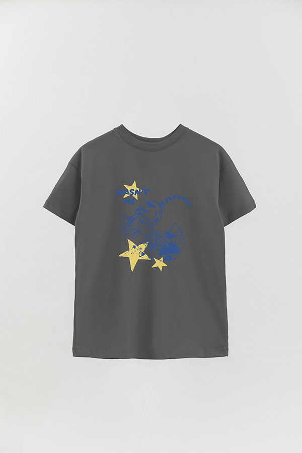 REMERA OVER ESTAMPADA CAT WASNT ME