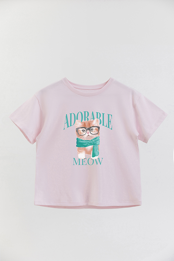 REMERA GIRL OVER KITTY DREAMS ADORABLE