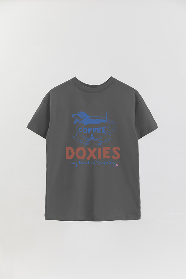 REMERA OVER ESTAMPADA DOG DOXIS
