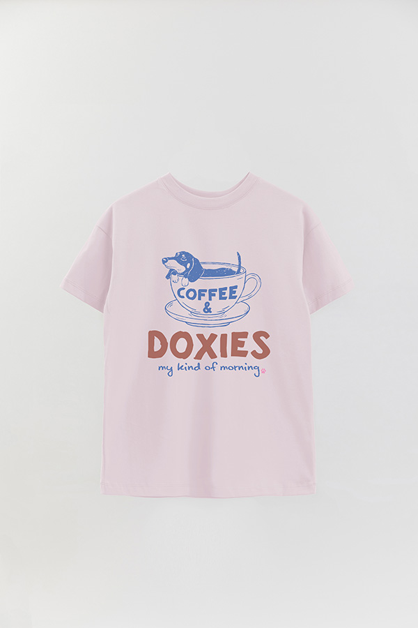 REMERA OVER ESTAMPADA DOG DOXIS